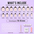 Chrome Cat Eye Square Press-On Nails