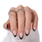 Chrome Cat Eye Square Press-On Nails