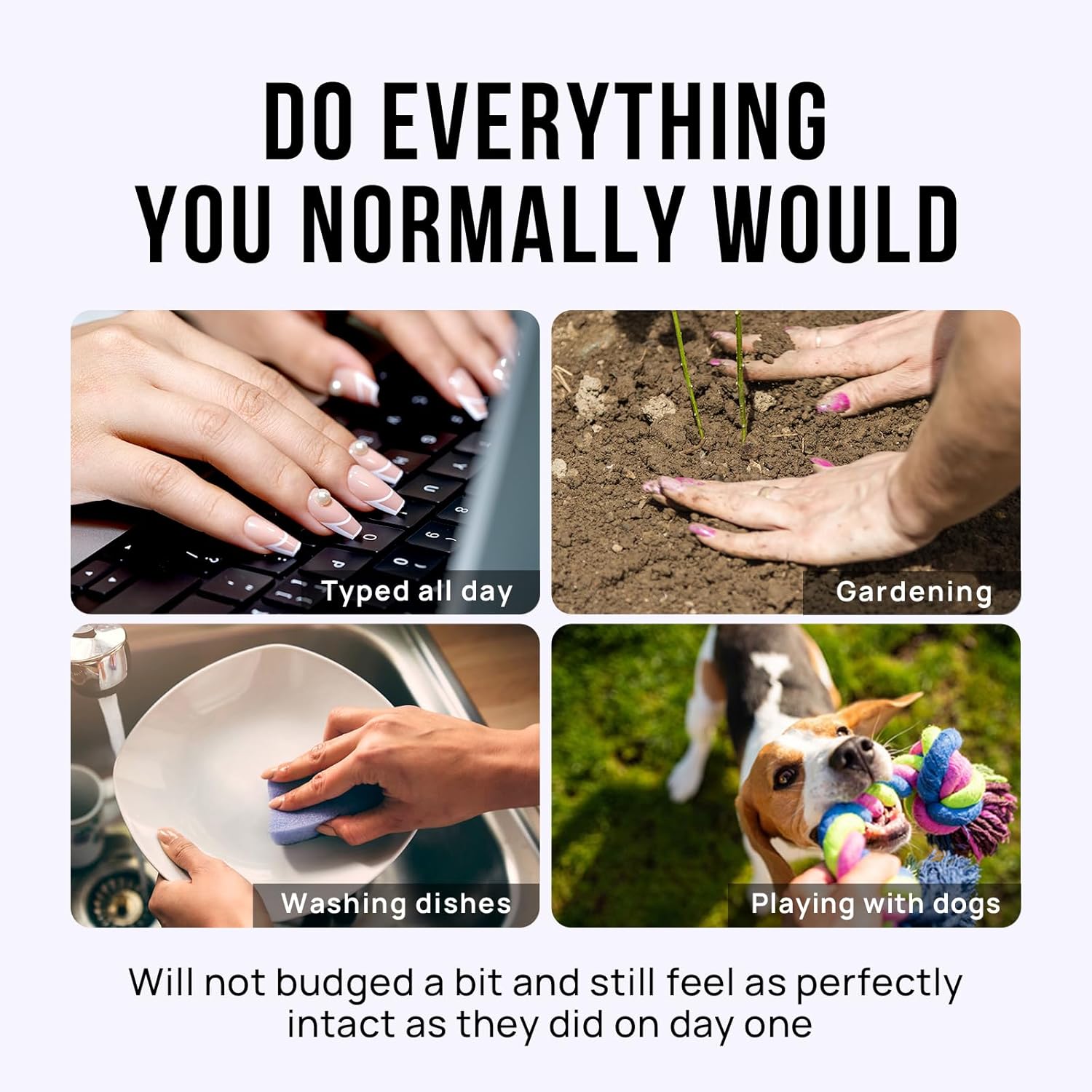 Red Short Oval Soft Gel Press-On Nails